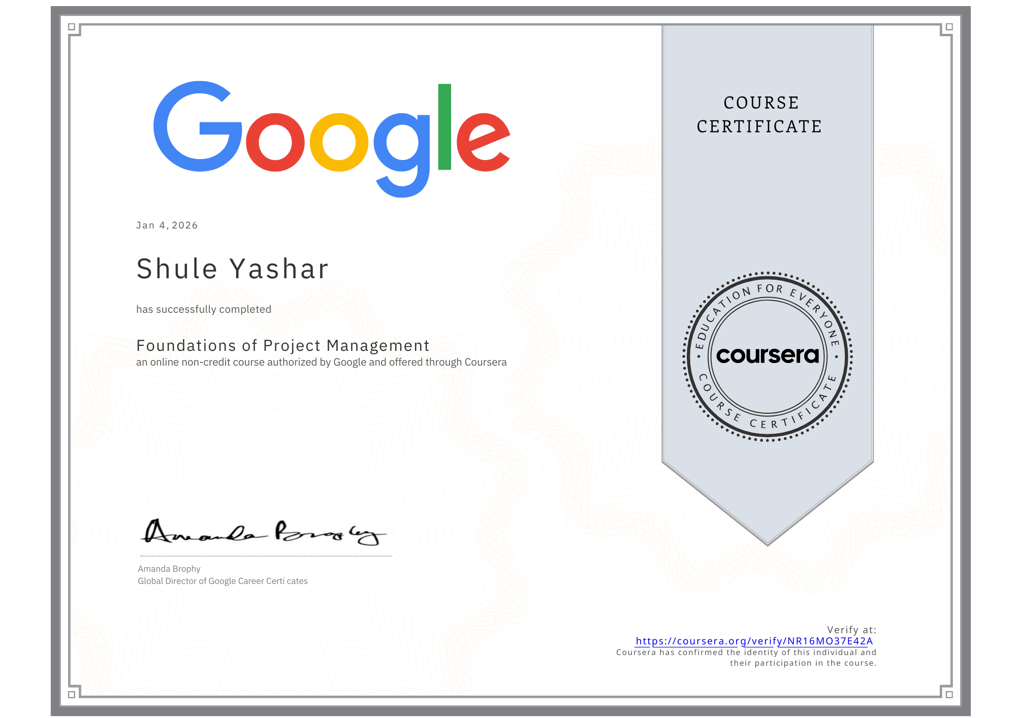 Google Certified